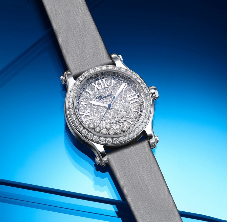 Chopard萧邦推出Happy Sport腕表宝嘉尔蓝色特别版之一.jpg