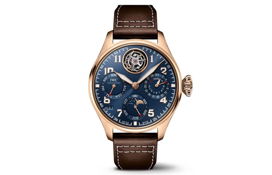 IWC万国表推出大型飞行员万年历陀飞轮腕表“小王子”特别限量版之一.jpg
